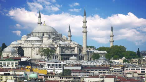 la famosa mezquita azul en estambul, turquía.
