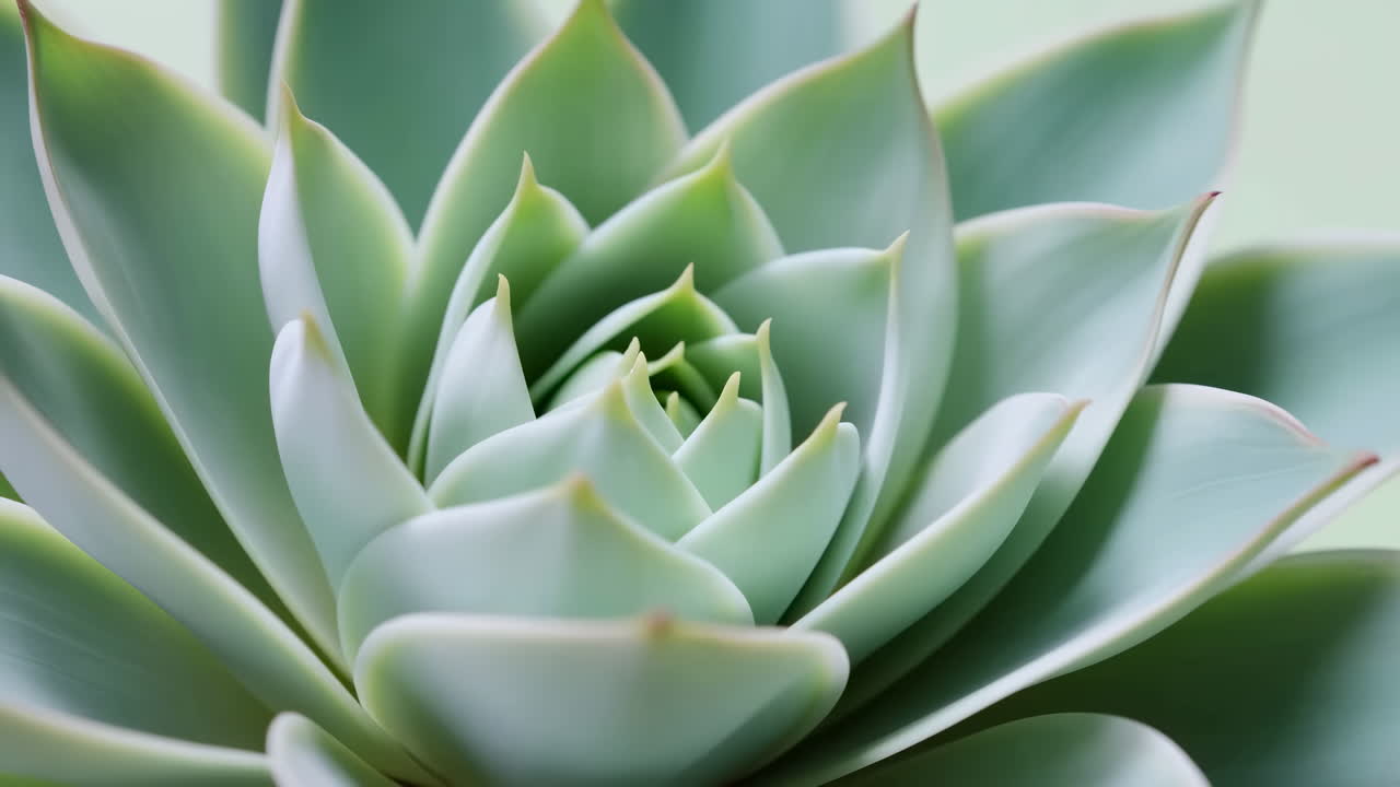 Primo piano di una pianta succulenta verde con foglie a rosetta