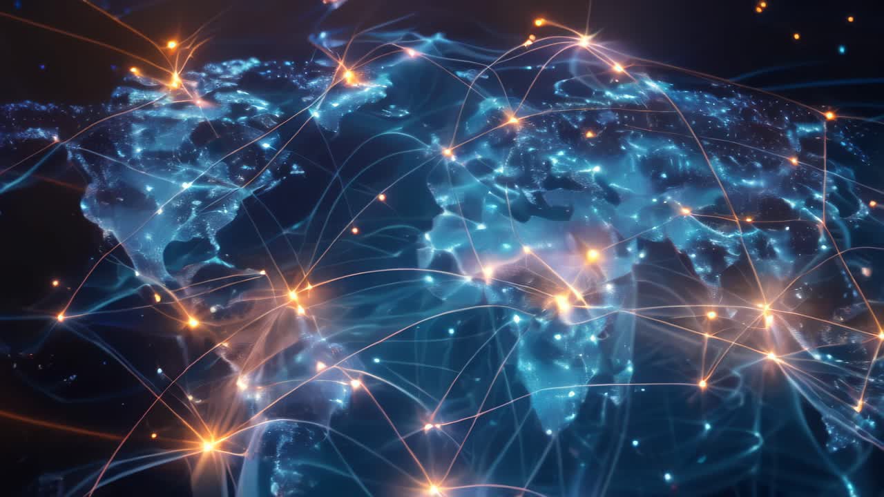 visualización de la red global