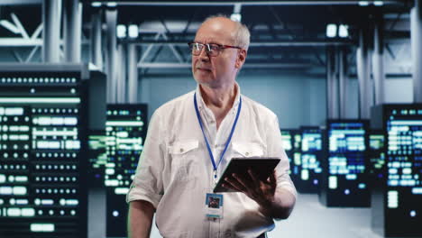 el viejo profesional optimiza el centro de datos