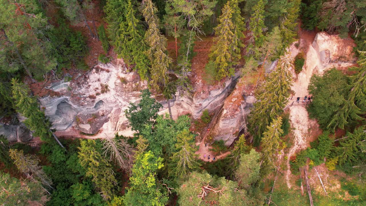 Lettlands flod Gauja nära Sietiņiezis.