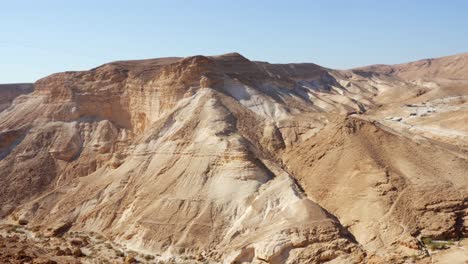 the judaean desert in israel and the west bank looking towards jordan over the dead sea