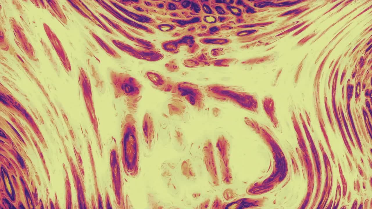 fondo abstracto de acuarela con gráficos de movimiento vibrantes y ondulados, bucle sin costuras. diseño. manchas rosadas brillantes textura fluida.