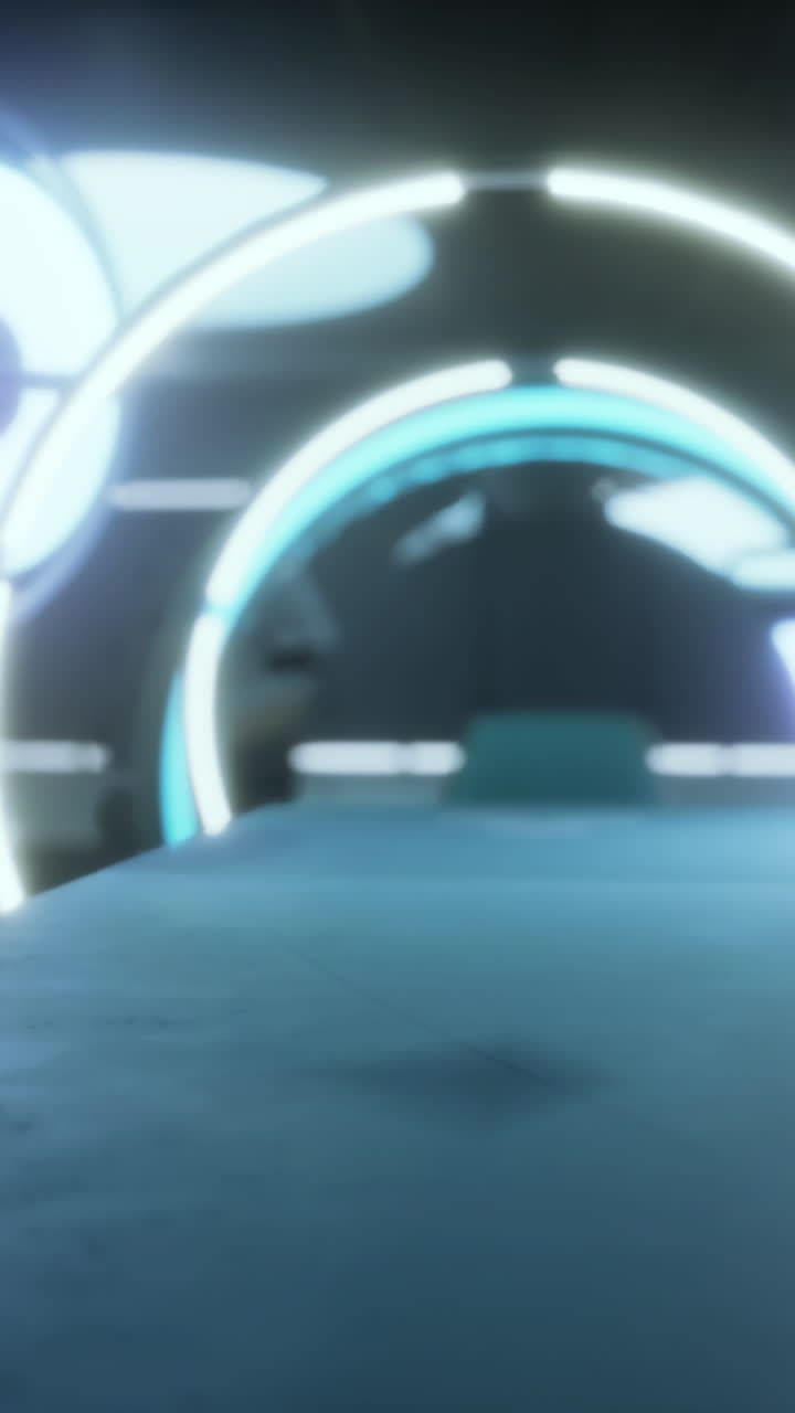 미래의 의료 터널 입구