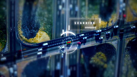 ai, surveillance and search with car on highway