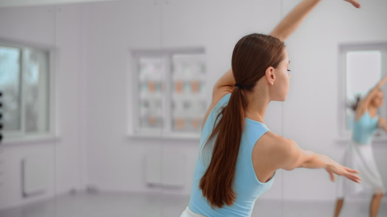 Bailarina Praticando