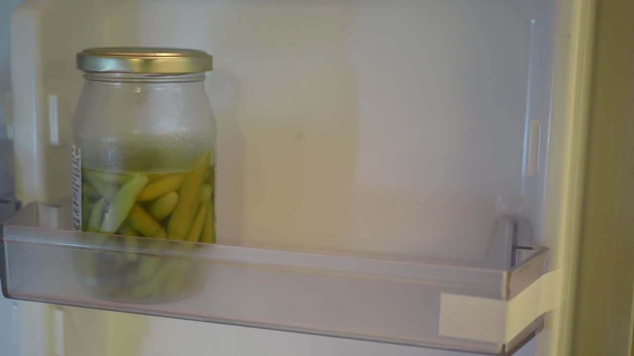 refrigerador con verduras y maíz conservados