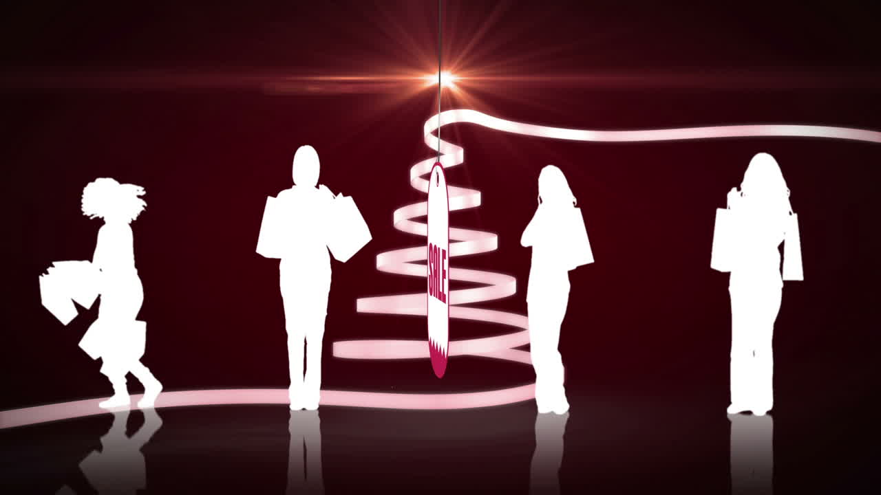 크리스마스 트리 를 형성 하는 는 별 을 가진 판매 광고