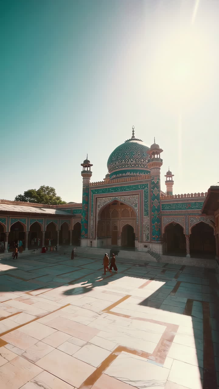 Historic Architecture: Grand Mosques and Ornate Stained Glass