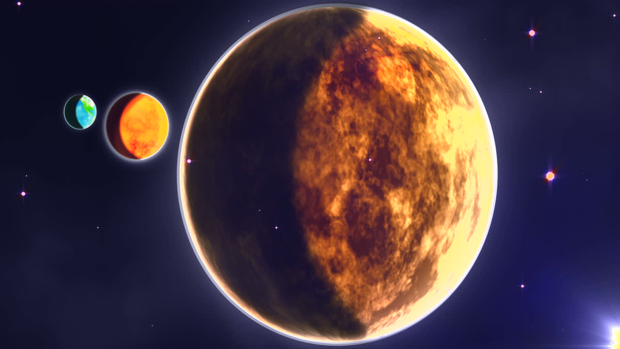 mercurio, venus y la tierra en el sistema solar