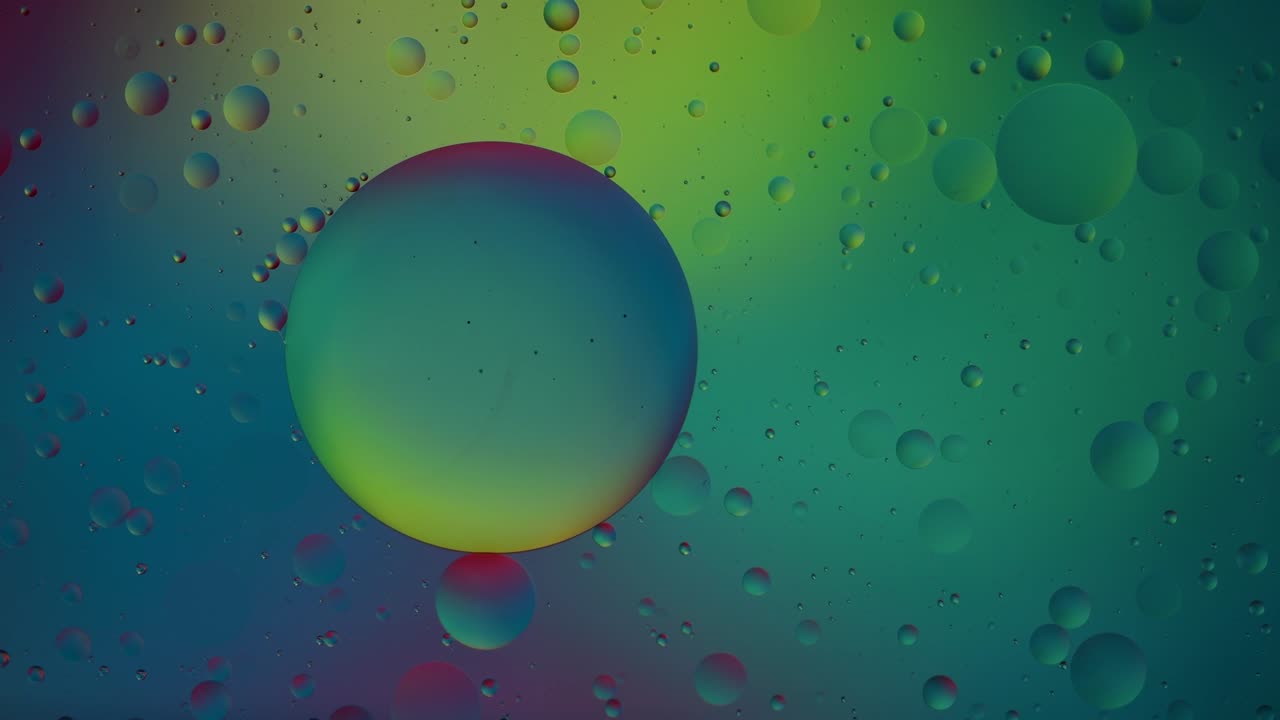 Abstract Colorful Bubbles