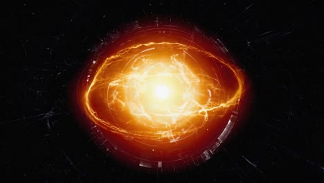 abstract cosmic energy sphere