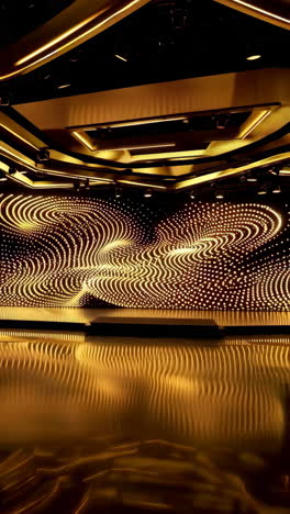 modern event space with dynamic lighting