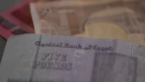 macro do egyptian pounds banknotes