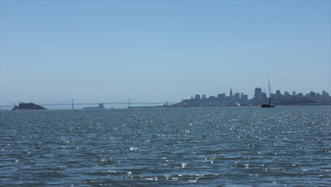 san fransisco bay timelapse in the daytime