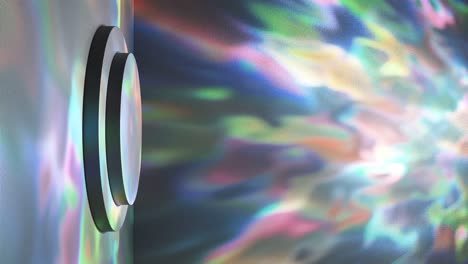 exhibición de productos para venta de comercio electrónico descuento con fondo líquido animación de renderización 3d desencadenante color negro psicodélico