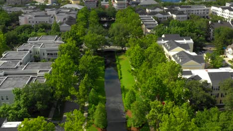 aerial drone footage of celebration florida usa