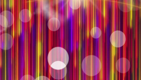 animation of glowing light spots moving over light trails background