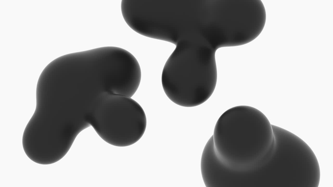 Concept of Beautiful Organic View Cgi Animations Mixing Black and White Backdrop