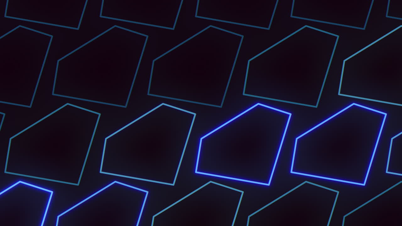 Modern and geometric black and blue pattern with diamonds in a grid-like formation