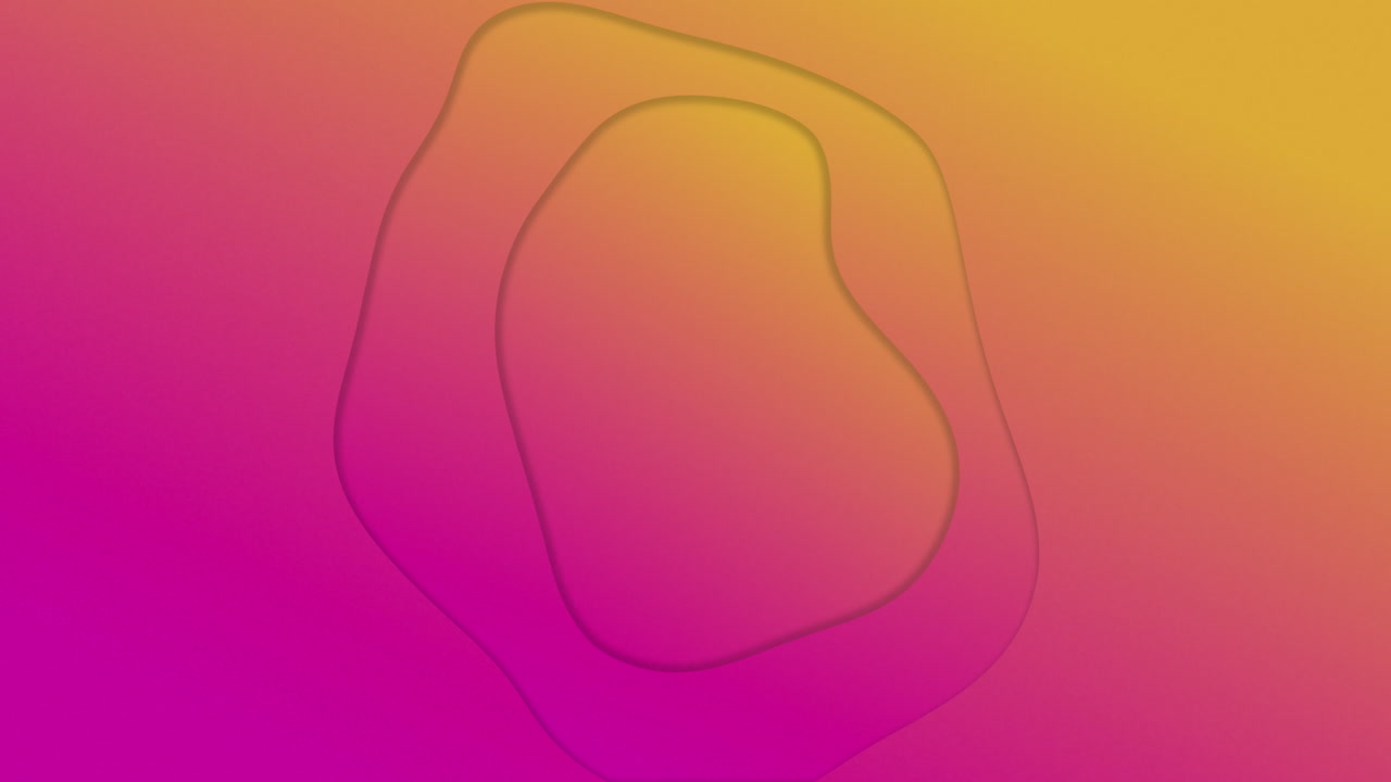 animación del texto wow sobre un fondo rosa