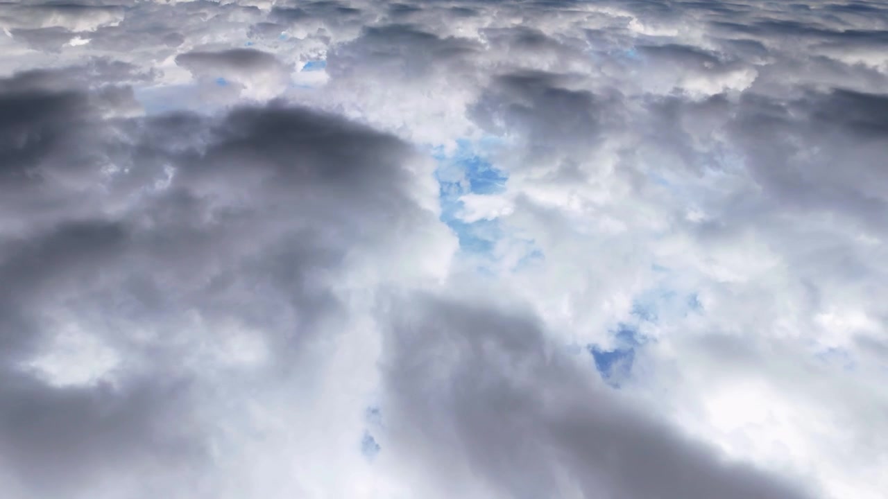 A breathtaking timelapse of dynamic clouds moving across a vibrant blue sky, creating an ethereal and cinematic atmosphere.