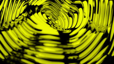 abstract yellow and black swirling pattern