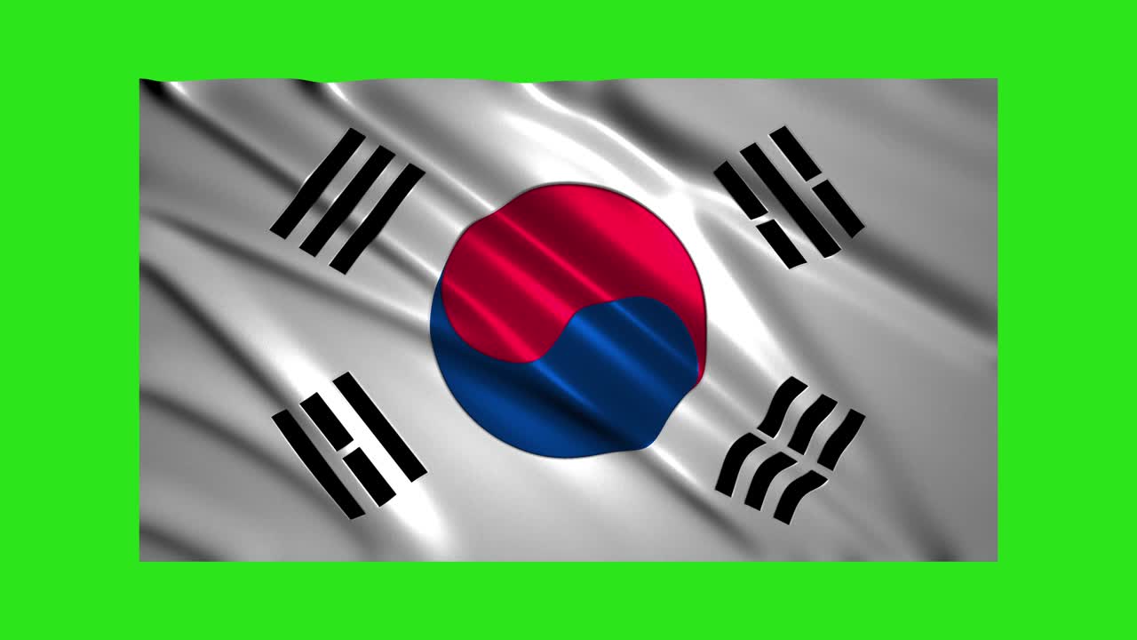 남한 발이 흔들리고, 녹색 스크린에서 회전할 수 있습니다.