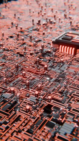 abstract circuit board design