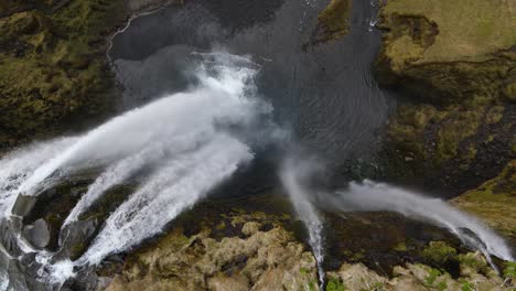 iceland waterfall seljalandsfoss aerial drone 5.mp4