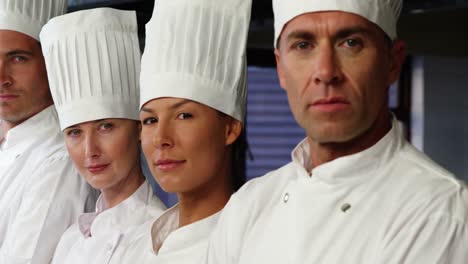 portrait of confident chefs