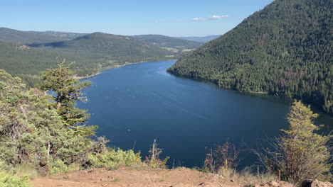 the splendor of solitude: paul lake seen from gibraltar