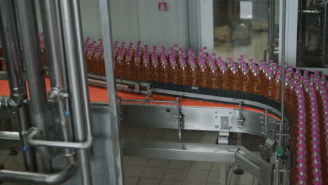 bottling plant - beverage production line
