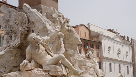 fuente de los cuatro ríos, roma