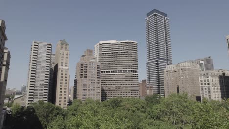Drone-Shot-of-Philadelphia-Buildings-and-Rittenhouse-Square---4K