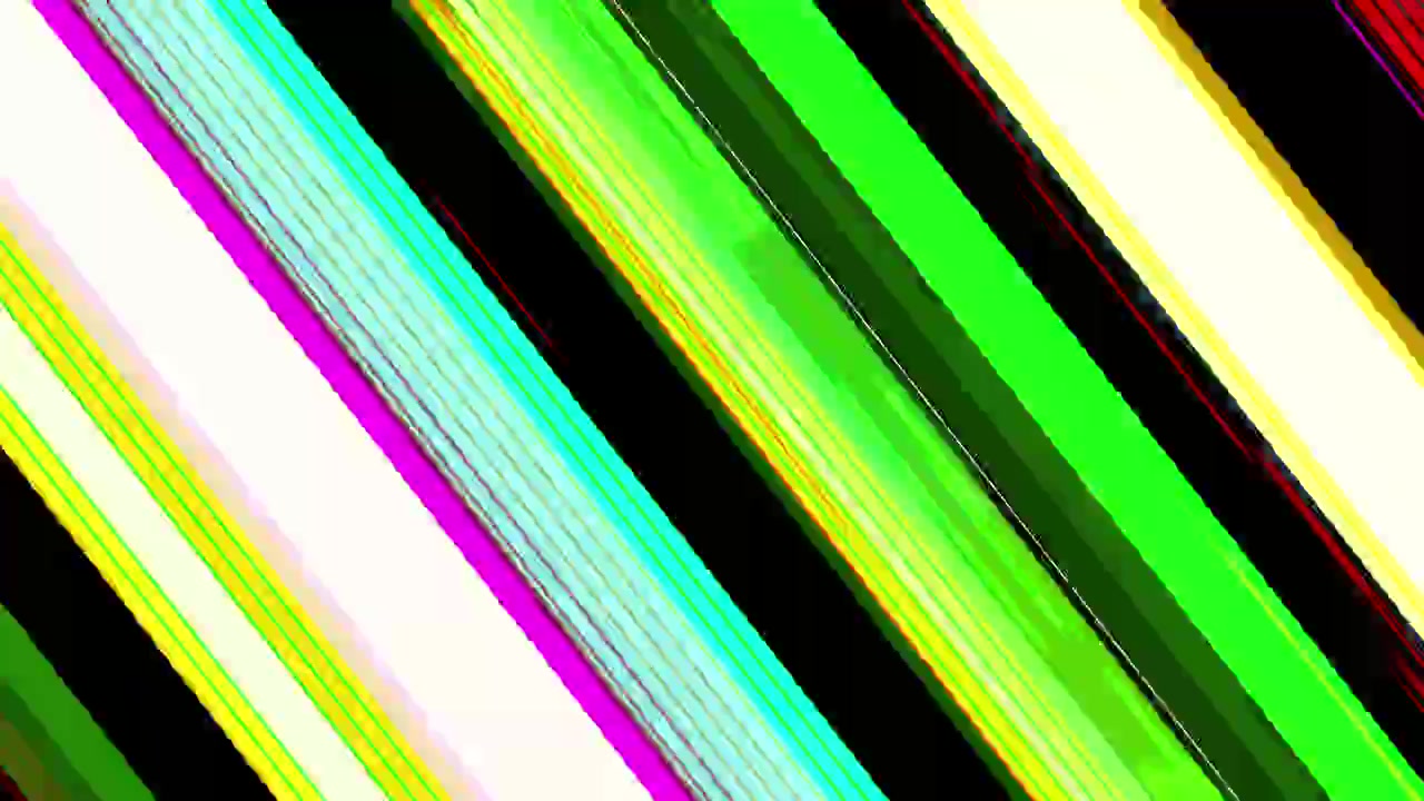 Fundo Abstrato em Movimento com Linhas Diagonais Vibrantes e Efeito Glitch