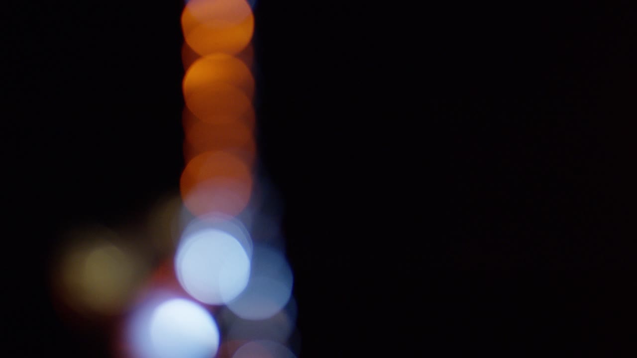 guirnaldas, deslumbramiento, fuera de foco y en foco