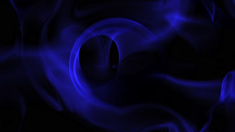an abstract design in black and blue hues, showcasing swirling patterns, ideal for use as a unique and modern background or wallpaper