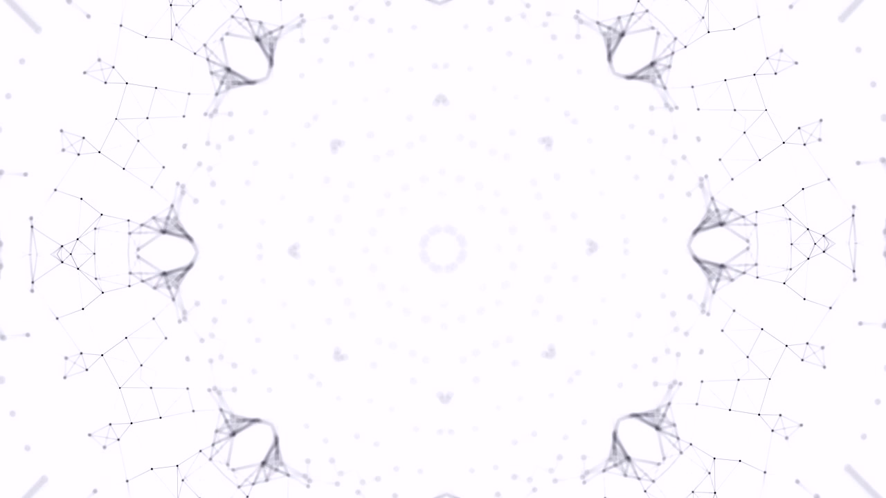 Abstract Geometric Network Pattern | Premium Stock Video Footage