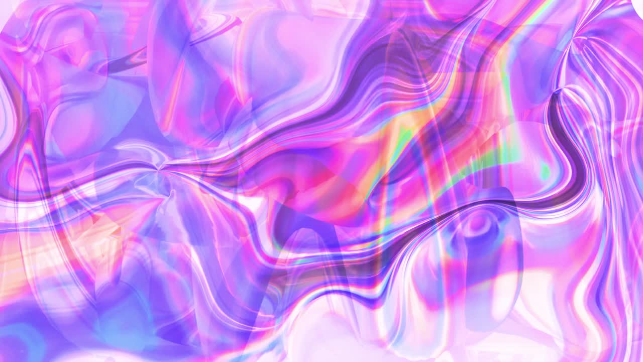 핑크 사이키델릭 홀로그램 추상적인 배경 루프