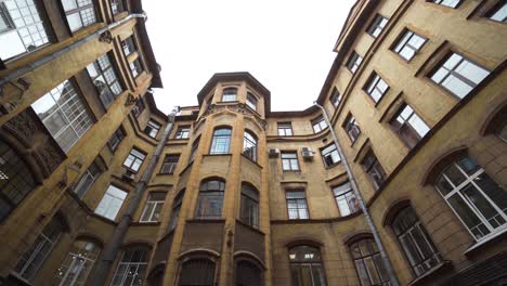 old european building courtyard