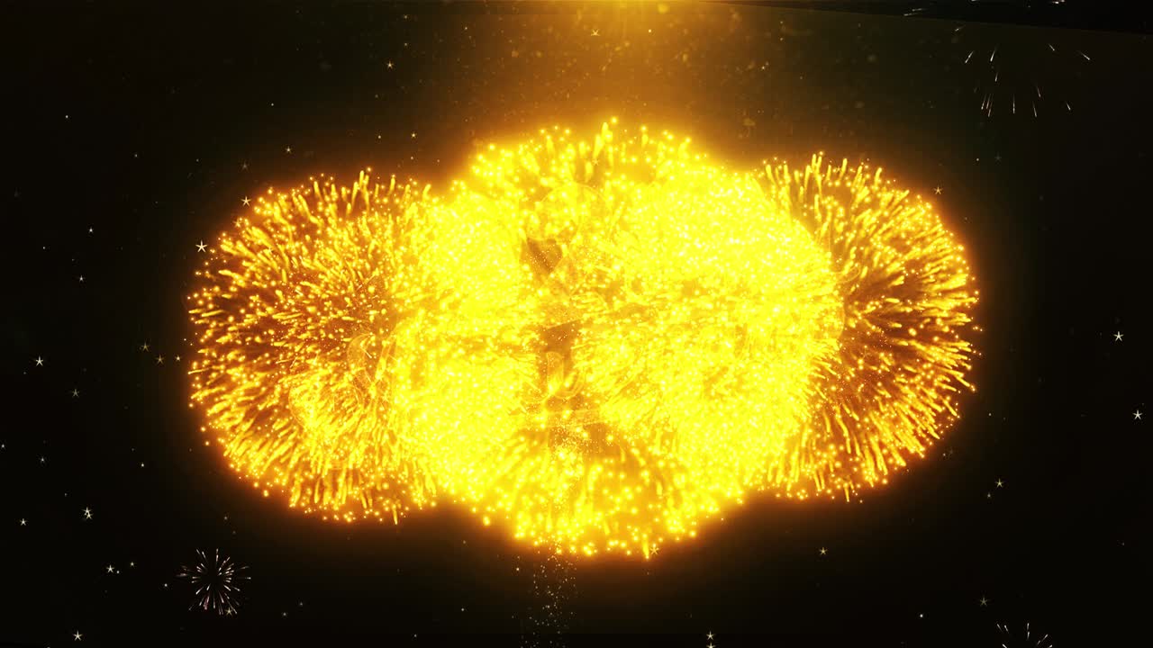 92nd Happy Anniversary Celebration Graphic with Fireworks