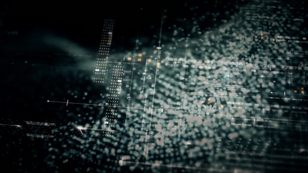 simulación avanzada de matrices de datos con un entorno digital de vanguardia con una visualización dinámica e inmersiva de las redes de información de matrices de datos interconectadas