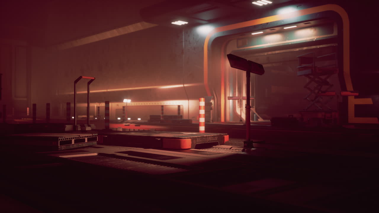 미래의 산업용 로딩 도크