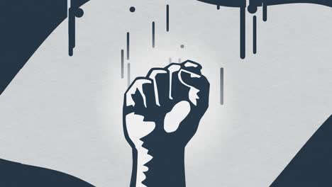ilustración del puño levantado