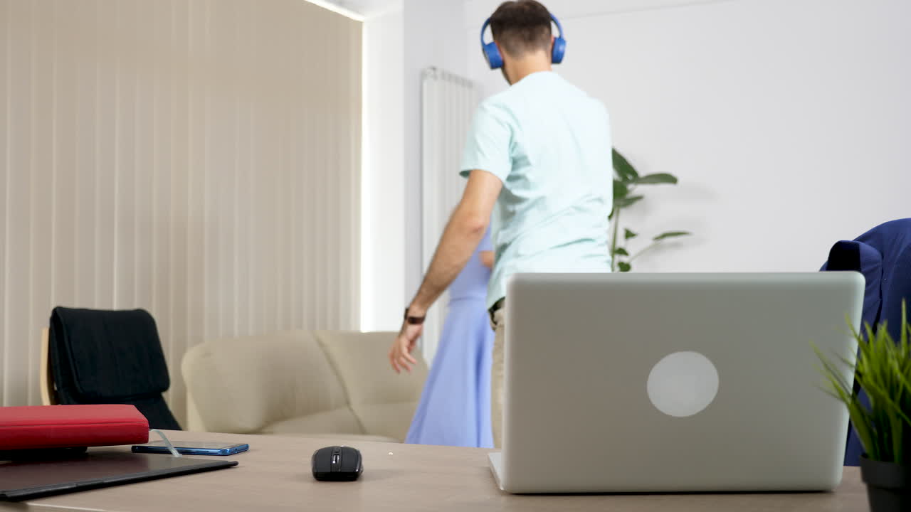 People working from home