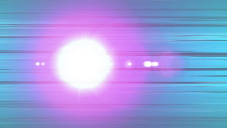 animación de luz rosa en fondo azul