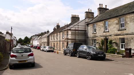 cars parked along a residential street