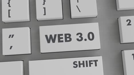 Drücken-Der-Web-3.0-Taste-Auf-Der-Tastatur