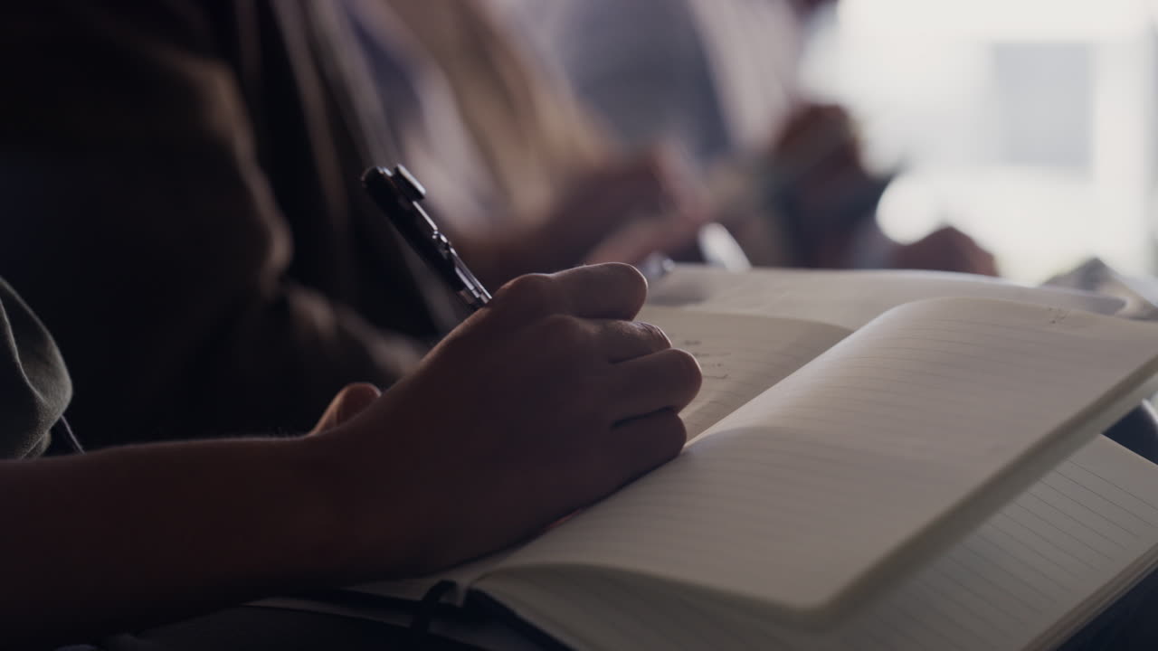 Taking notes of all the important points mentioned